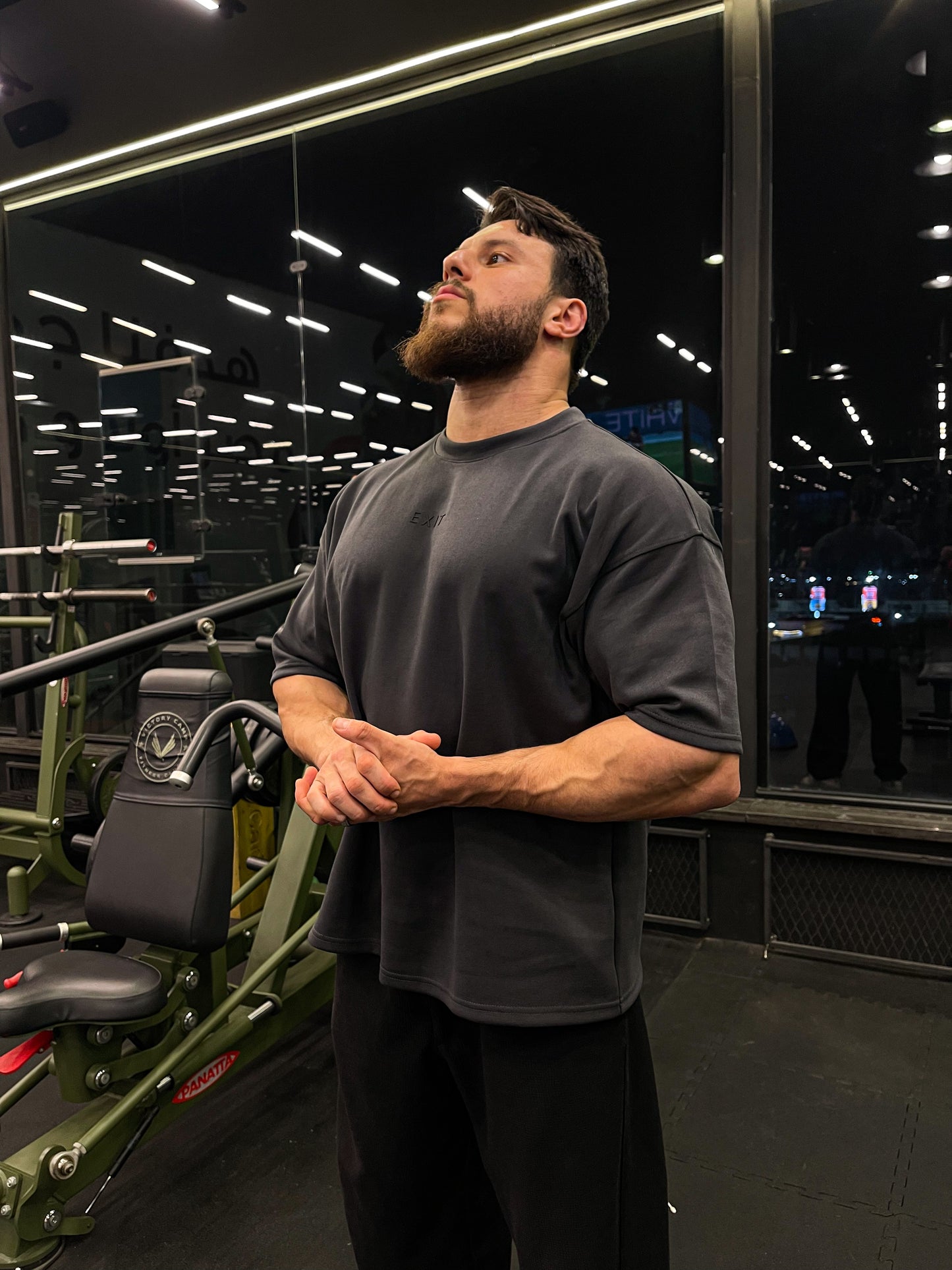 Oversized T-Shirt Cropped Fit (Grey)