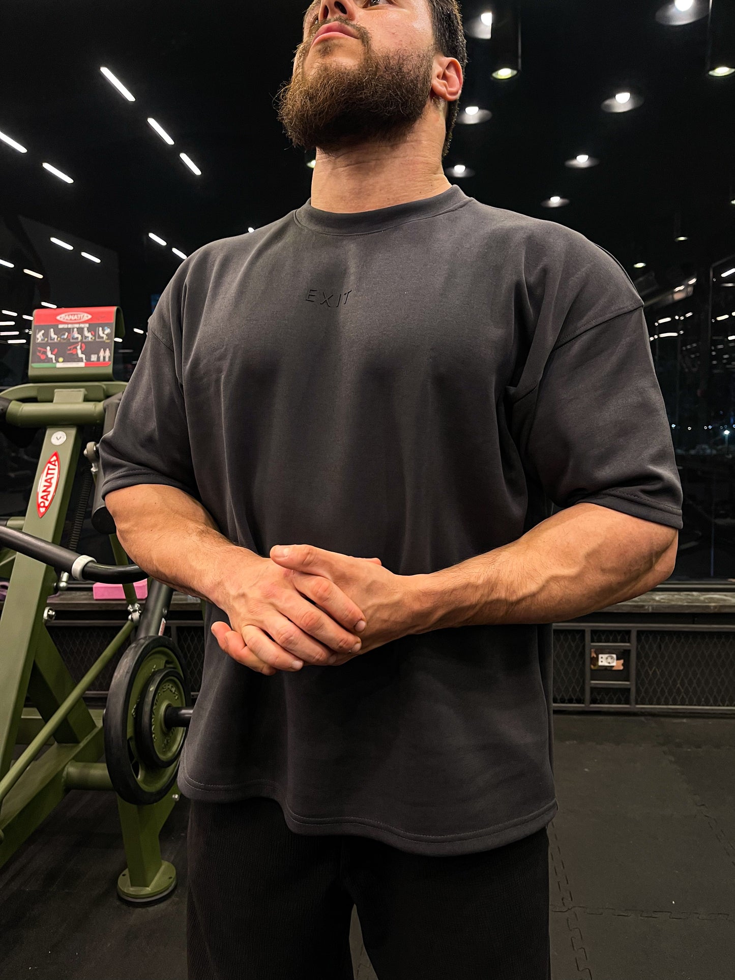 Oversized T-Shirt Cropped Fit (Grey)