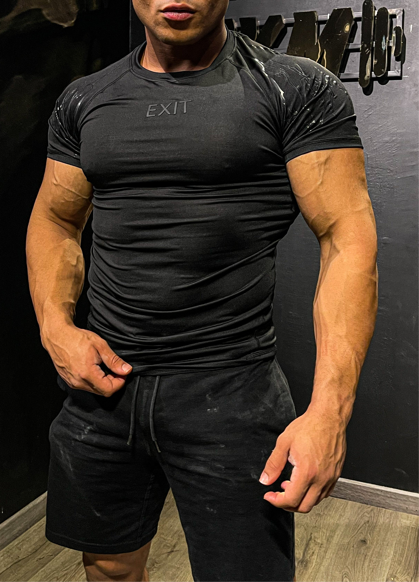 Compression T-shirt Balck (Tribal)