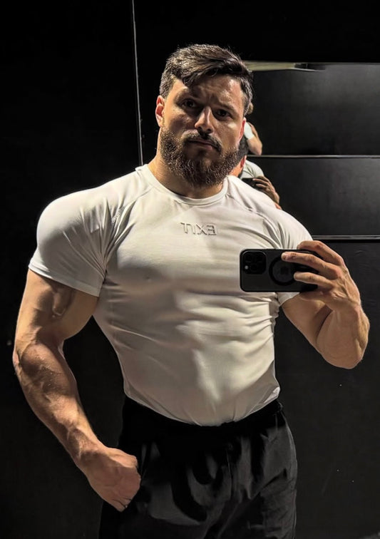 Compression T-Shirt (White) Plain