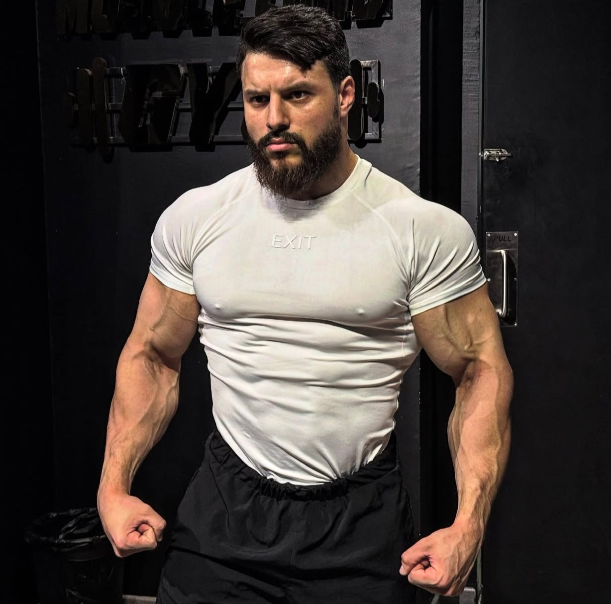 Compression T-Shirt (White) Plain