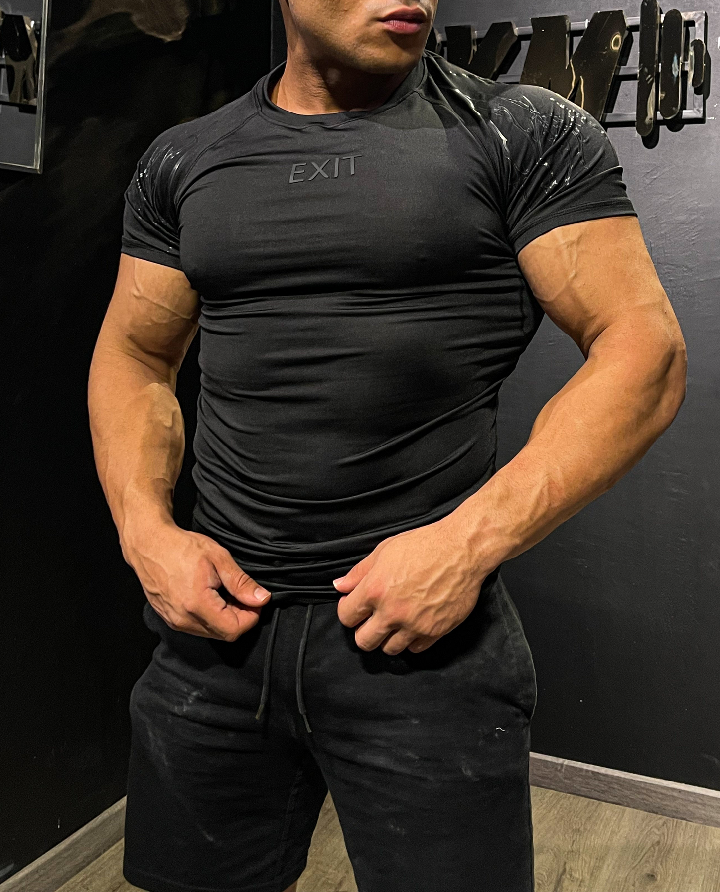 Compression T-shirt Balck (Tribal)